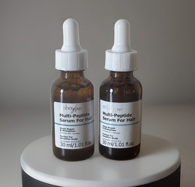 2x Amber Glow Multi-Peptide Hair Serum 30mL Repair Strengthen Scalp NEW