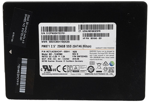 Samsung PM871 MZ-7LN2560 256GB SATA 2,5" 90-99% Health SSD