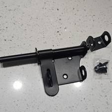 Black Matte Steel Lockable Bolt Latch for Door or Gate 4 inch