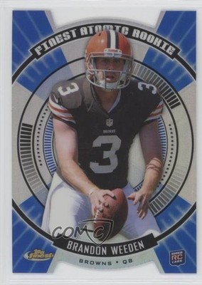 2012 Topps Finest Atomic Rookie Brandon Weeden #FAR-BW 0l1
