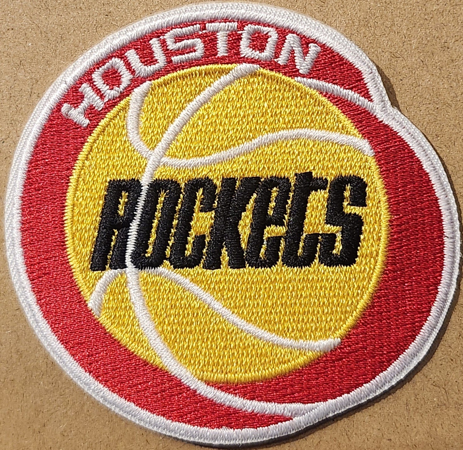Houston Rockets 1972/73 - 1994/95 primary logo embroidered Iron on patch