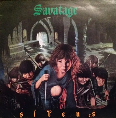 Savatage Sirens NEAR MINT Music for Nations Vinyl LP