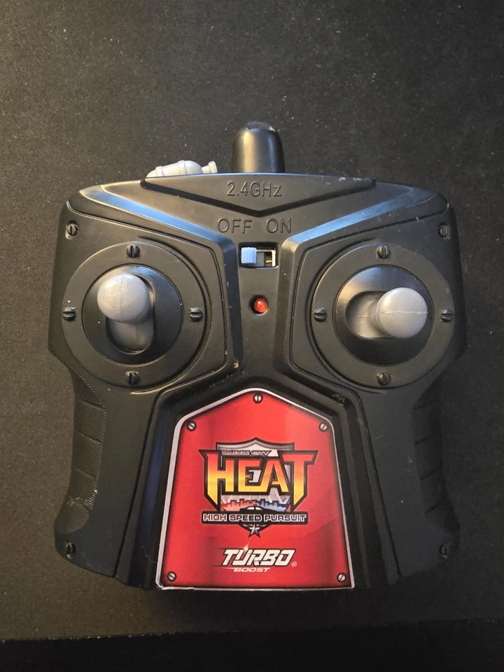 Jada RC Remote Controller ONLY Heat High Speed Pursuit Turbo Boost 2.4GHz TESTED - Image 2 of 4