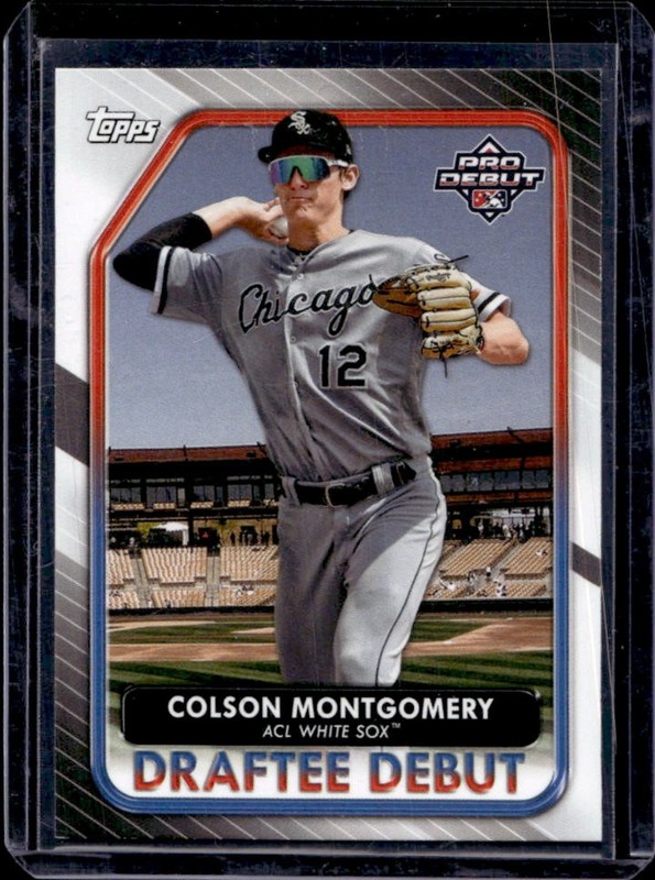 2022 Topps Pro Debut Colson Montgomery Draftee Debuts #DB-10