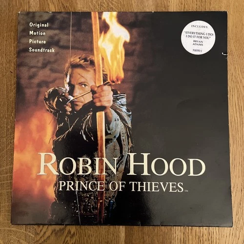 MICHAEL KAMEN - ROBIN HOOD Prince Of Thieves Bryan Adams 1st UK Press 1991 LP