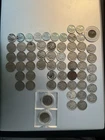 Buffalo & V Nickels Lot of 48 Mixed Dates, Partial Dates No Date 👀 @ Pics