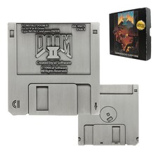DOOM 2 Commemorative Floppy Disk Antique Silver Edition 