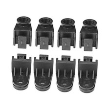 8PCS Universal Electric Radiator Fan Mounting Kit, L-Shape Fan Bracket Feet