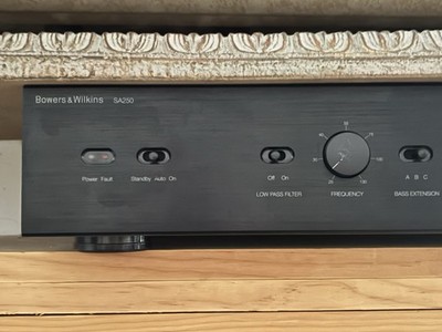 Bowers & Wilkins SA250 - Mk2 250W Rack Mount Amplifier - Black
