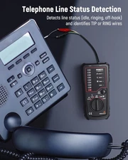 Network Cable Tester RJ45 RJ11 Wire Tracer Line Finder Tone Generator and Probe