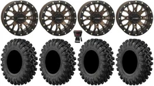System 3 ST-3 Bronze 15" Wheels 32" MotoRavage XL Tires Polaris Ranger XP 9/1K