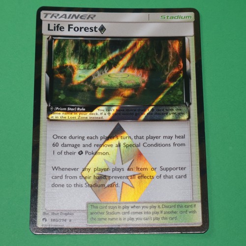 Life Forest 180/214 Prism Star Rare Lost Thunder Pokemon