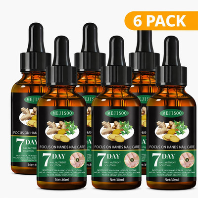 6PACK 7 Day Nail Repair Oil Nail Nutrient Solution Strengthen Cuticle Care 30ml