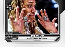 2026 Panini Instant WNBA #38 A'ja Wilson Las Vegas Aces - QTY