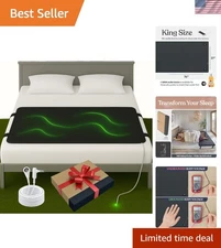 Grounding Mat for Bed King Queen Full Size Earthing Pad for Sleep Relaxation