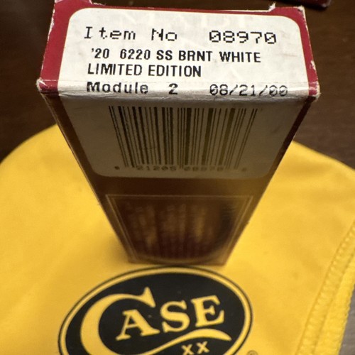 Case Peanut Burnt White Bone SS - Limited Edition 1 Of 2500 - 2000 Model - Picture 13 of 13