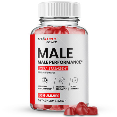MaxForce Power Gummies, Official Max Force Power Supplement Gummies (1 Pack)