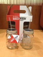 Red Nek Wine Or Ice Tea Sipper Set Of Two With Tags Red Nek Wine Or Ice Tea Sipper Set Of Two With Tags
