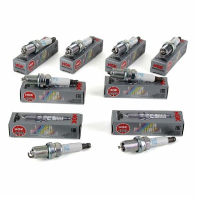 8x NGK 5547 PFR6W-TG Zündkerze für AUDI S5 8T3 A6 C6 A8 4H Q7 VW TOUAREG 4.2 FSI