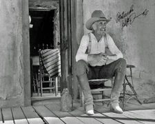LONESOME DOVE  Robert Duval Autographed Photo Copy B & W  8x10  DOVE-X07