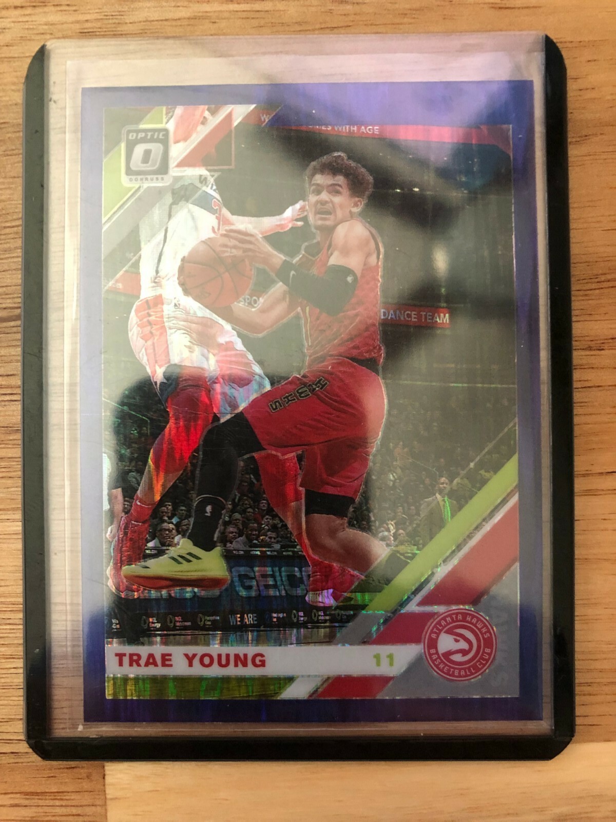 TRAE YOUNG 2019-20 Optic -PURPLE Shock Prizm   #2  🔥