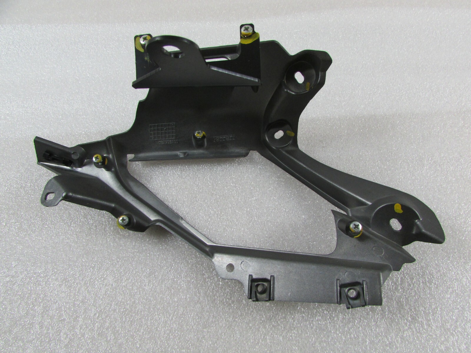 Ferrari 488, LH, Left Center Vent Surround Dash Bezel, Grey, Used, P/N 87844100