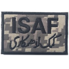 ISAF International Security Assistance in Afghanistan ARMY BADGE PATCH #1
