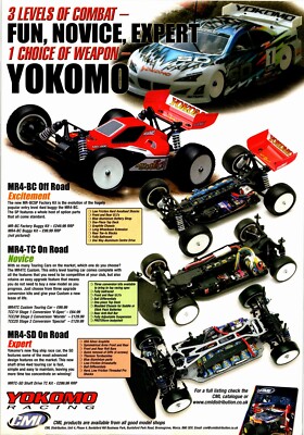 Yokomo MR4 RC Cars Print Ad Wall Art Decor Ephemera Off-Road | eBay