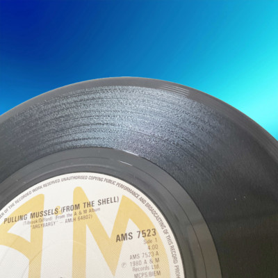 Squeeze Vinyl - Pulling Mussels From The Shell - 7'' Single 1980 A&M AMS 7523 UK