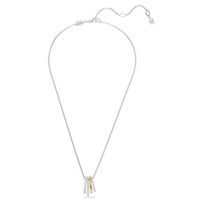 Collana Swarovski Hyperbola Twist Anhänger 5696626 necklace Cristalli Bicolore