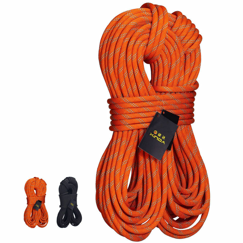 24KN 10 mm Cuerda de Escalada Viaje Deportes al Exterior Cuerda Cueva Rescate Clase PE Cuerda