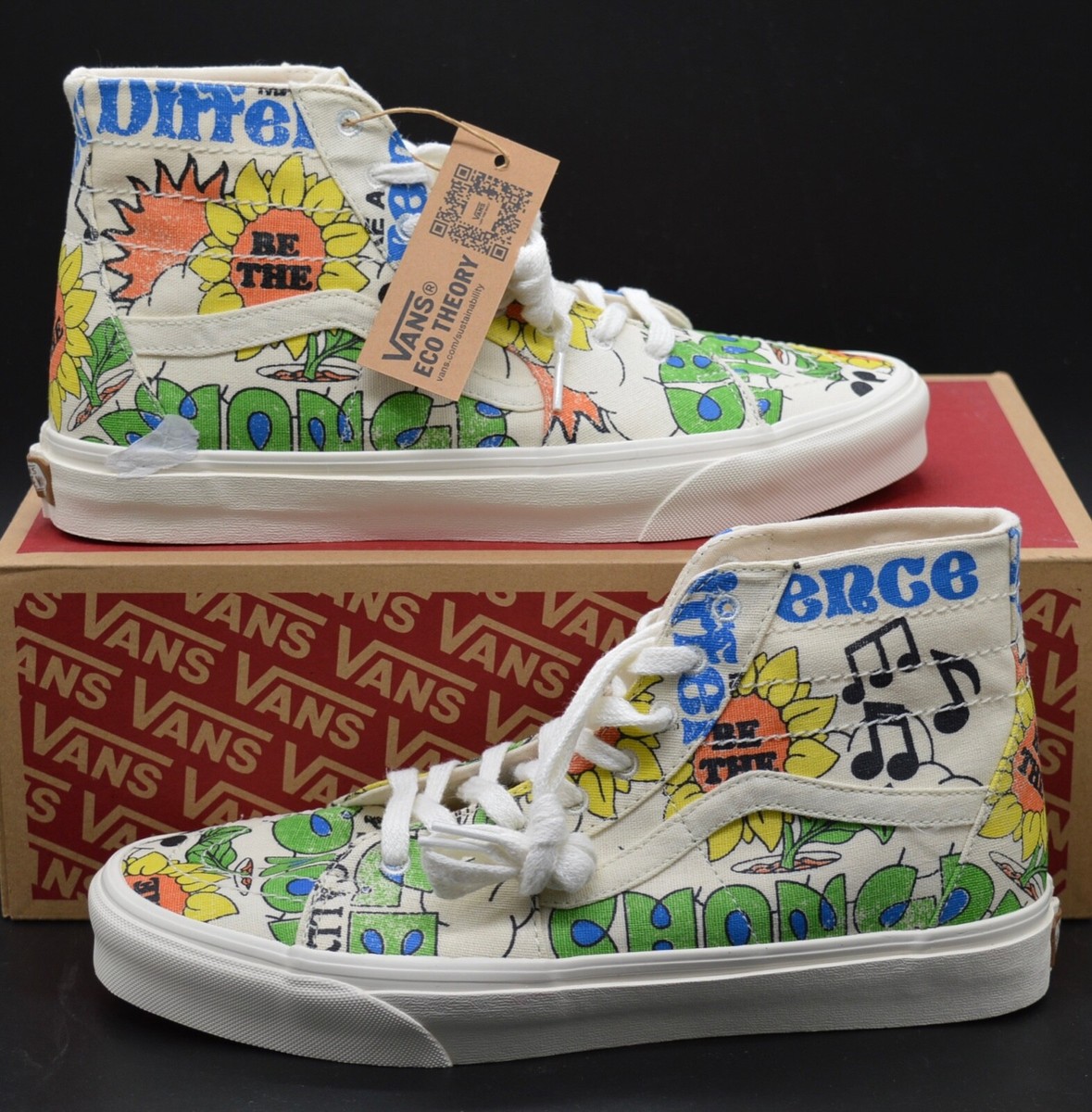 New Vans Sk8-Hi Tapered Mid Eco Theory/Positivity Sunflower 