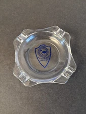 Vintage Member The United States Jaycees Glass Ashtray