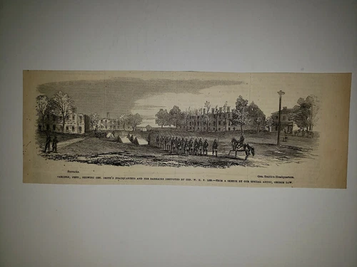 Carlisle Pennsylvania General Charles Ferguson Smith  1863 Civil War Sketch