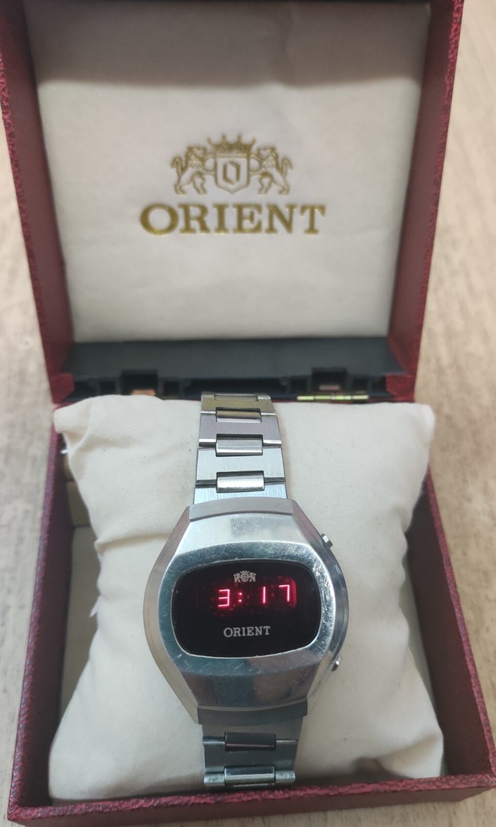 ORIENT TouchTron vintage Stainless S watch 36x42mm w Touch ORIENT TouchTron vintage Stainless S watch 36x42mm w Touch