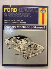 Ford Consul and Granada Owner's Workshop Manual by Hunt, B.L.Chalmers- Hardback