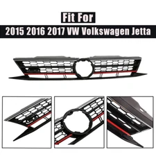 Fit 2015 2016 2017 2018 VW Volkswagen Jetta GLI Front Bumper Grille Trim Grill