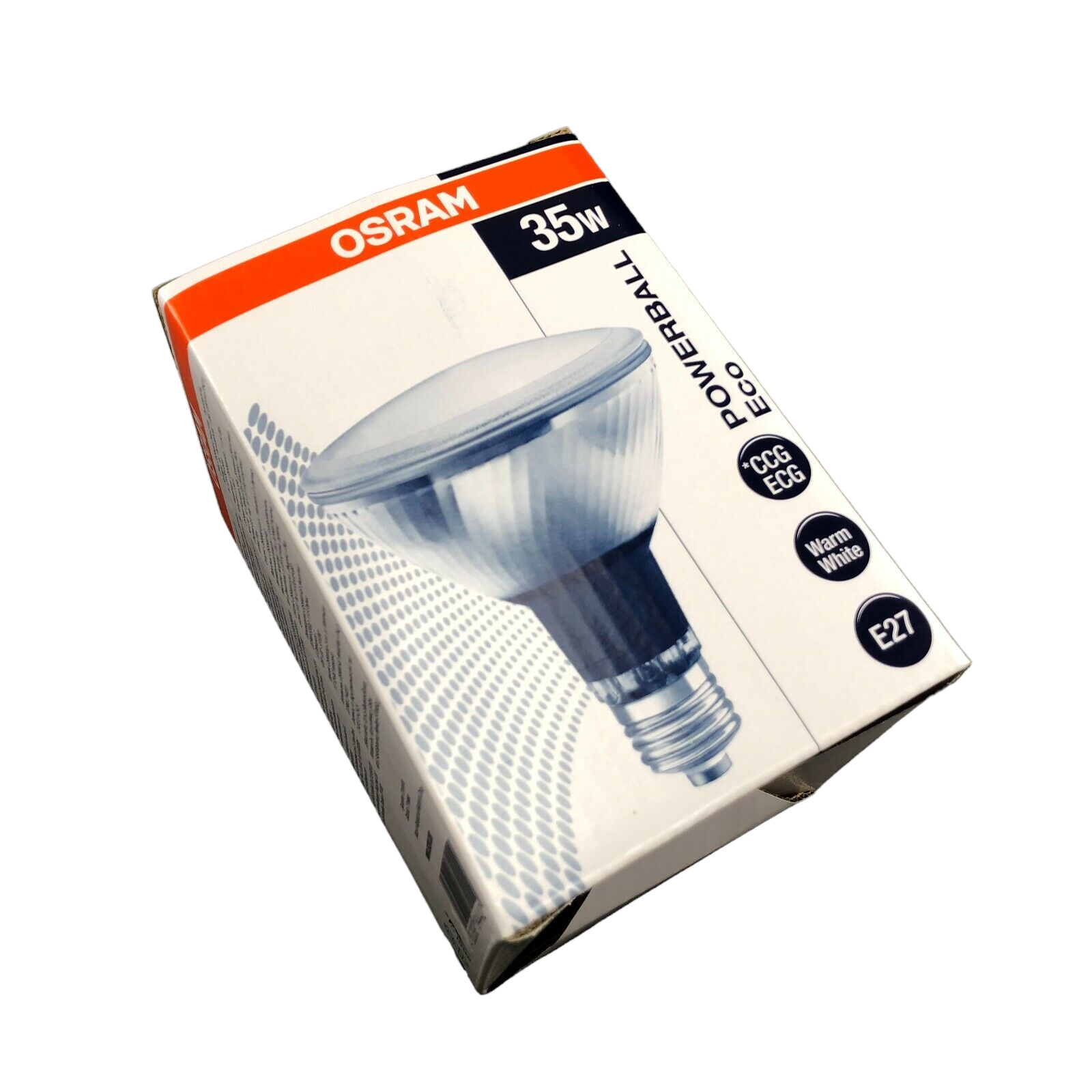 6x OSRAM Powerball Eco 35W/830 WDL SP 10D E27 HCI-PAR30 Narrow Beam Metal Halide