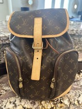 Louis Vuitton Bosphore Backpack Brown Canvas for sale online  display picture 1