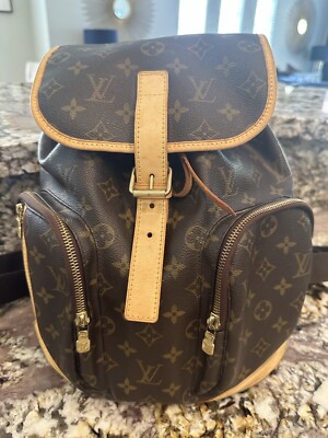 Louis Vuitton Bosphore Backpack Brown Canvas | eBay