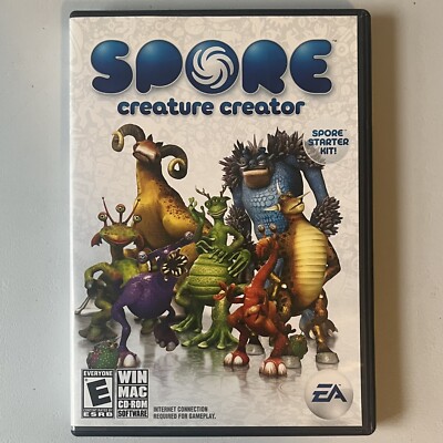 Spore Creature Creator PC Mac 2008 Starter Kit Complete with Manual CIB