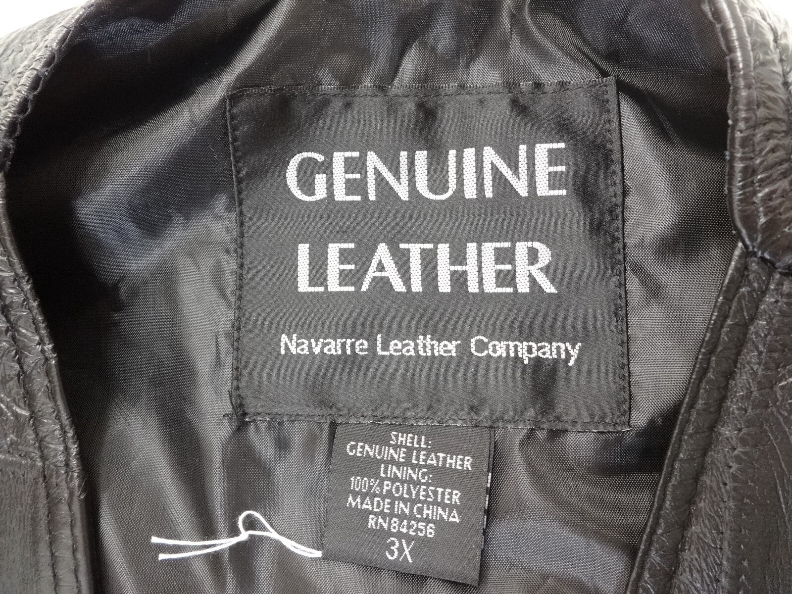 GENUINE LEATHER PATCHWORK Navarre Snap Button Ves… - image 4