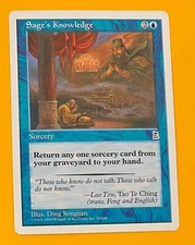 MTG SAGE'S KNOWLEDGE P3K (OldManMTG 004-151)