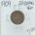 1909 INDIAN HEAD CENT ~ VG+ ~NICE COIN~