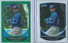 Roberto Osuna 2013 Bowman Chrome Mini Set Base & Green Refractor #d/75 Prospects