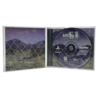 Area 51 (Sony PlayStation 1) PS1 CIB Complete Tested Game w