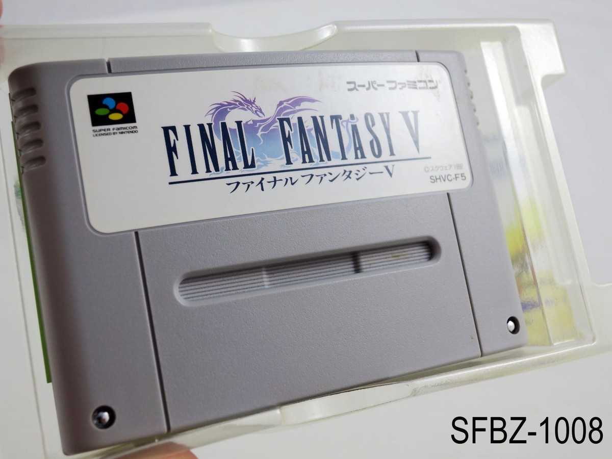 Poster Final Fantasy V Japonais Import - Super Famicom RPG - Taille C2