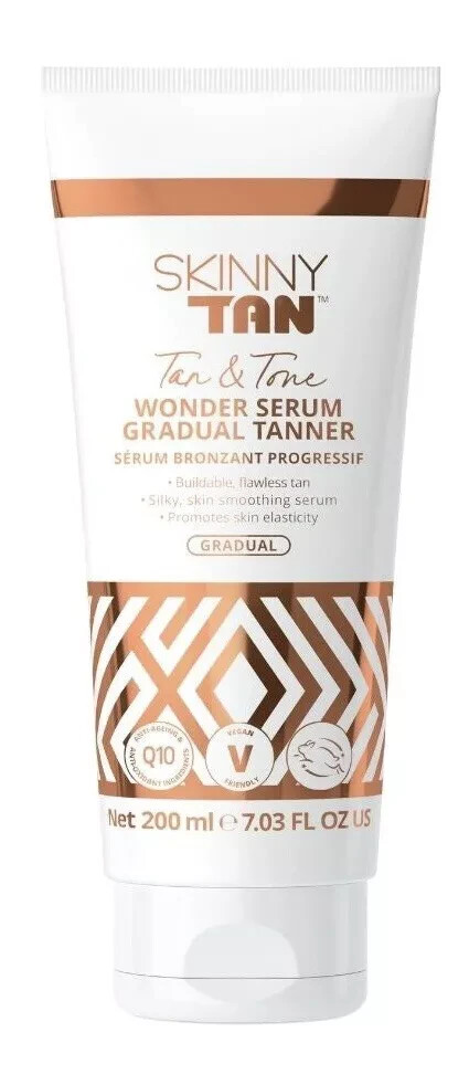 2xSkinny Tan - Tan & Tone Wonder Serum Gradual Tanner 200ml