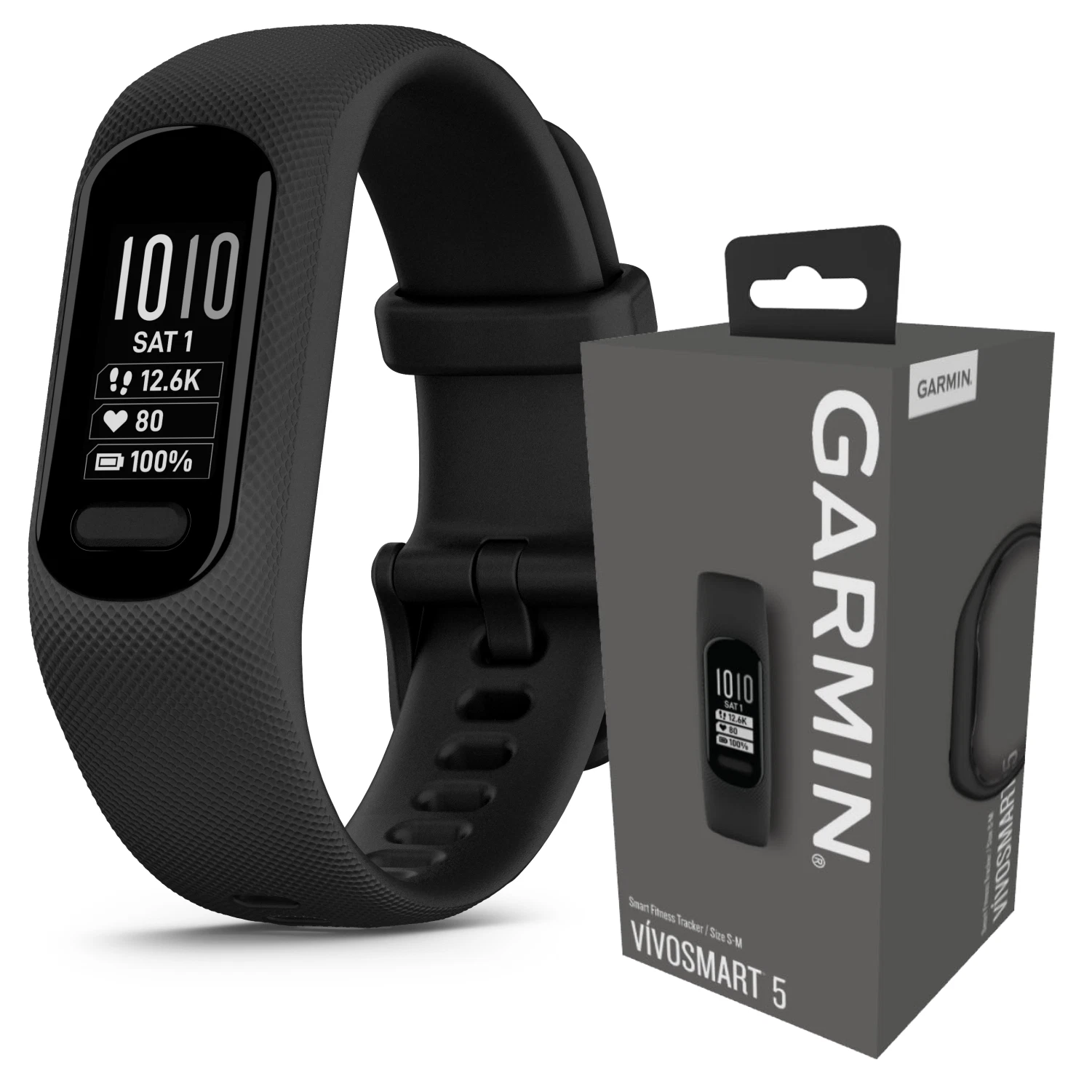 Garmin Vivosmart 5 Fitness Tracker Body Battery Sleep Score Pulse Ox 7-Day
Opens in a new window or 