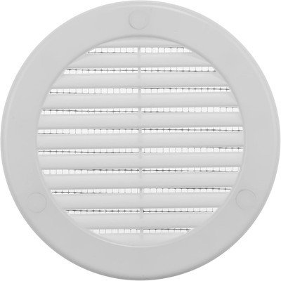 Vent Systems 4'' Inch (Opening Dimensions) White Soffit Vent Cover - Plastic 